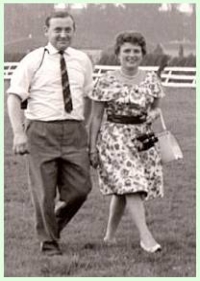 Trainer A.Deschner mit seiner Frau